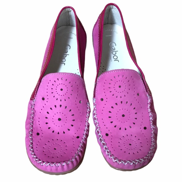 Gabor Shoes - Gabor pink loafers size 4 1/2 (size 6.5)